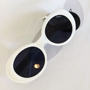 QUAY AUSTRALIA FRIVOLOUS 55mm OVAL SUNGLASSES
